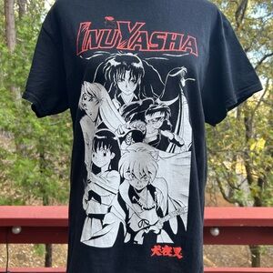InuYasha Black Graphic Tee - Short Sleeve